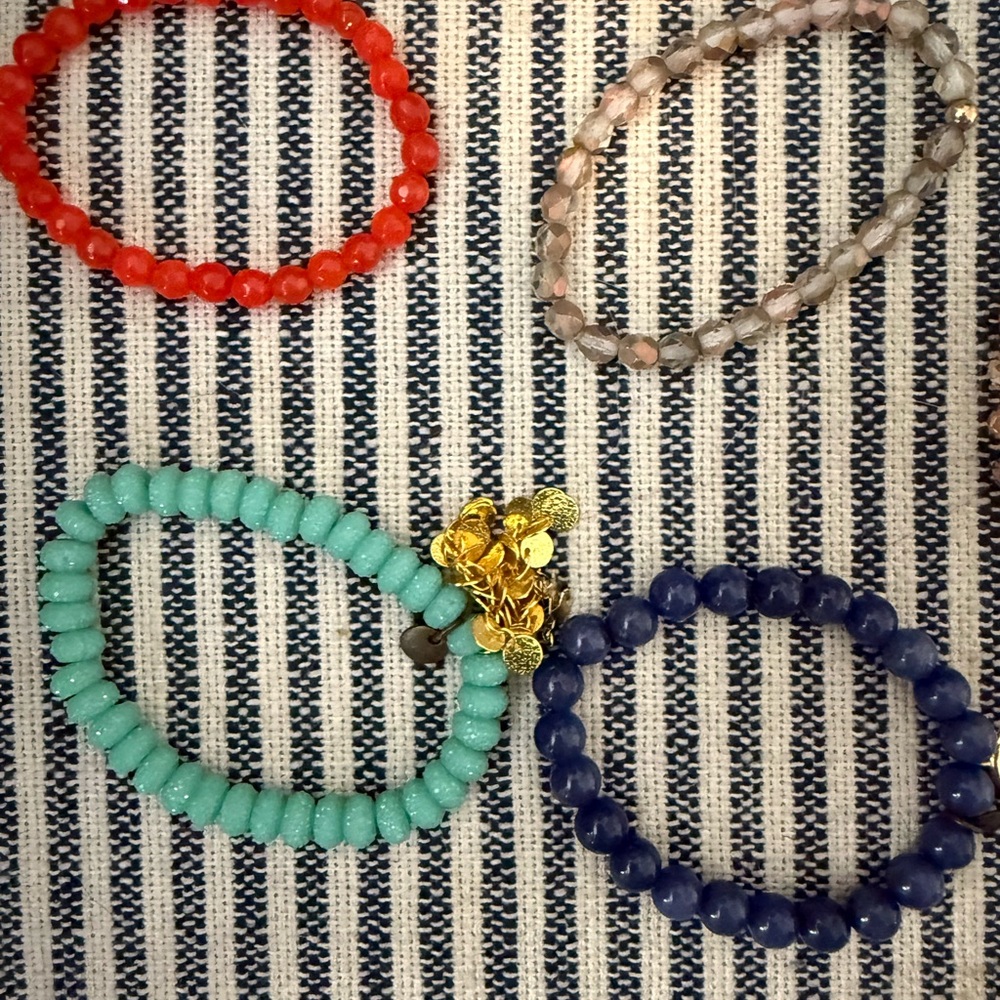 Sundrenched Colorful Beaded Bracelets Set - Picture 10 of 10